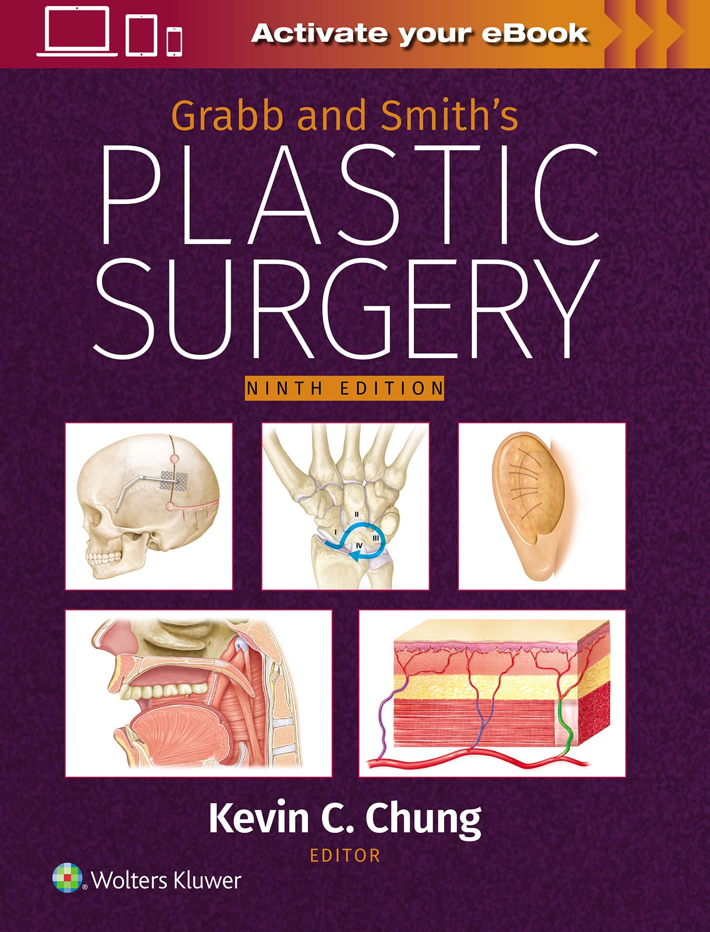 洋書　Grabb and Smith's Plastic Surgery 第四版 Grabb and Smith's Plastic Surgery: Print + eBook with Multimedia